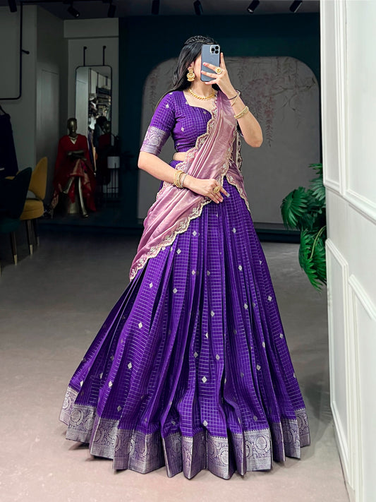 Chinon checks tradition lehenga sets