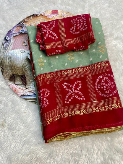 Budget return gift malai blooming sarees