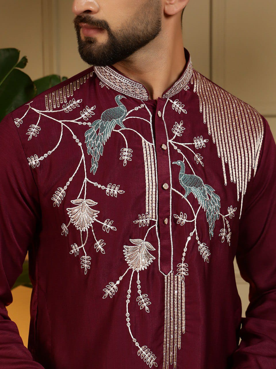 Gents work Embroidery kurta sets