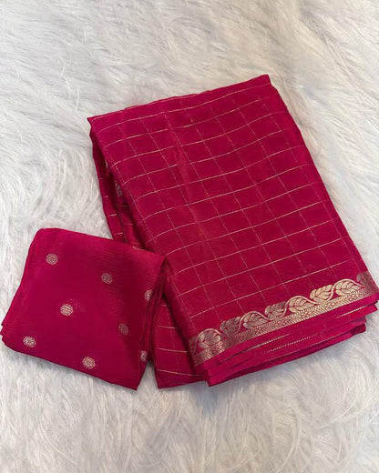 Budget viscose Georgette office look sarees