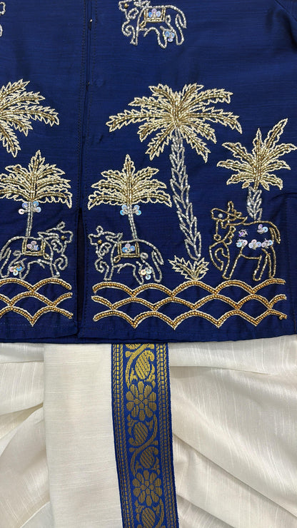 Kid kurta sets for all festivals pure maggam ones