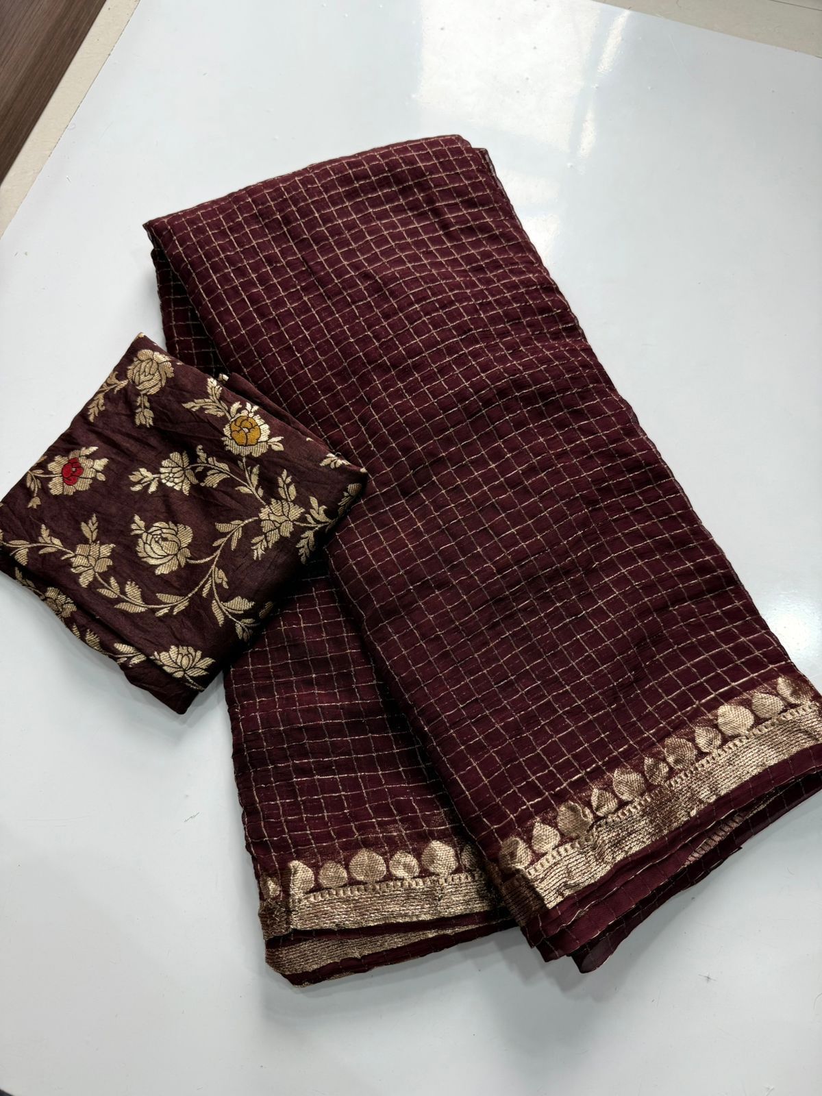Budget viscose Georgette menakari saree