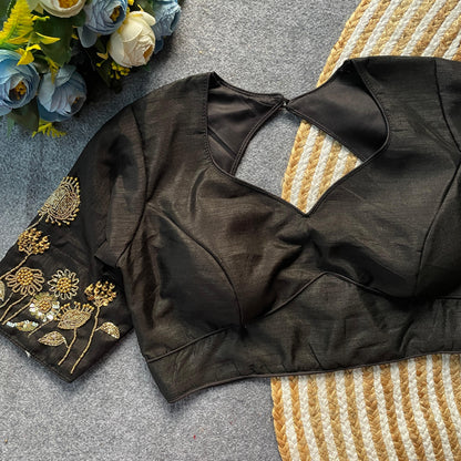 Premium Milan silk ready to wear blouse