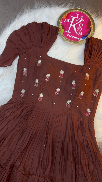 Mul cotton cafe summer special gown