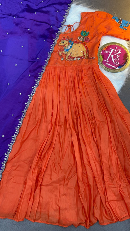 Festival  special Krishna Anarkali
Gowns