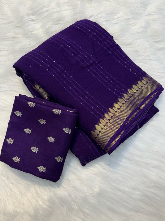 Budget Viscose Georgette trendy saree