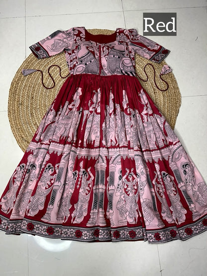 Kalamkari cafe friendly Gowns