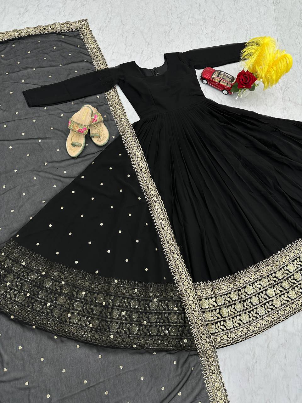 Aditi Roy style Anarkali Desginer set