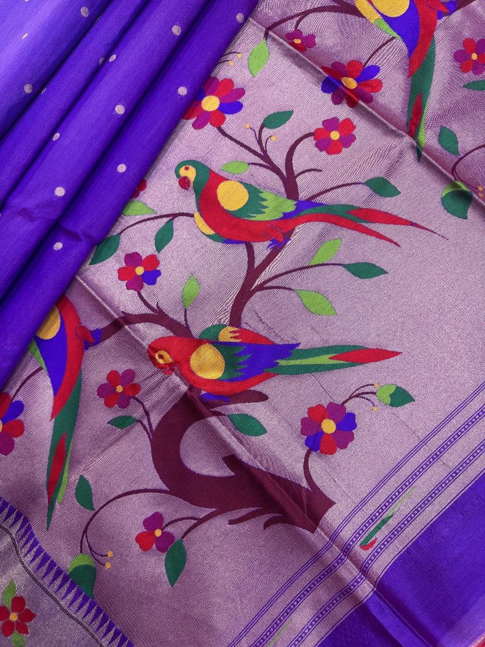 Tussar silk  Paithani Classic sarees