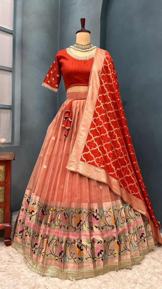 Kota Meenakari Desginer festival lehenga