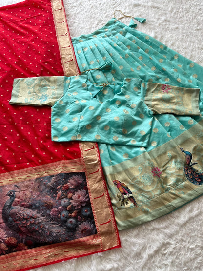 Dola Silk 3D Weaving Lehenga sets