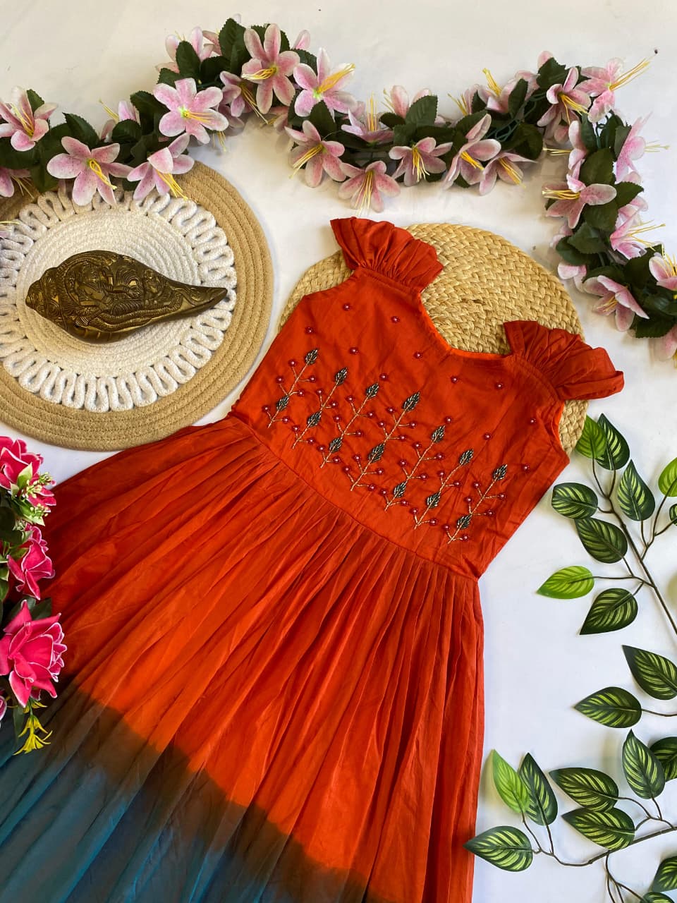 Kids mul mul cotton fancy combo