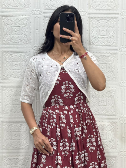 Hakoba koti cafe gown 2 in 1 model