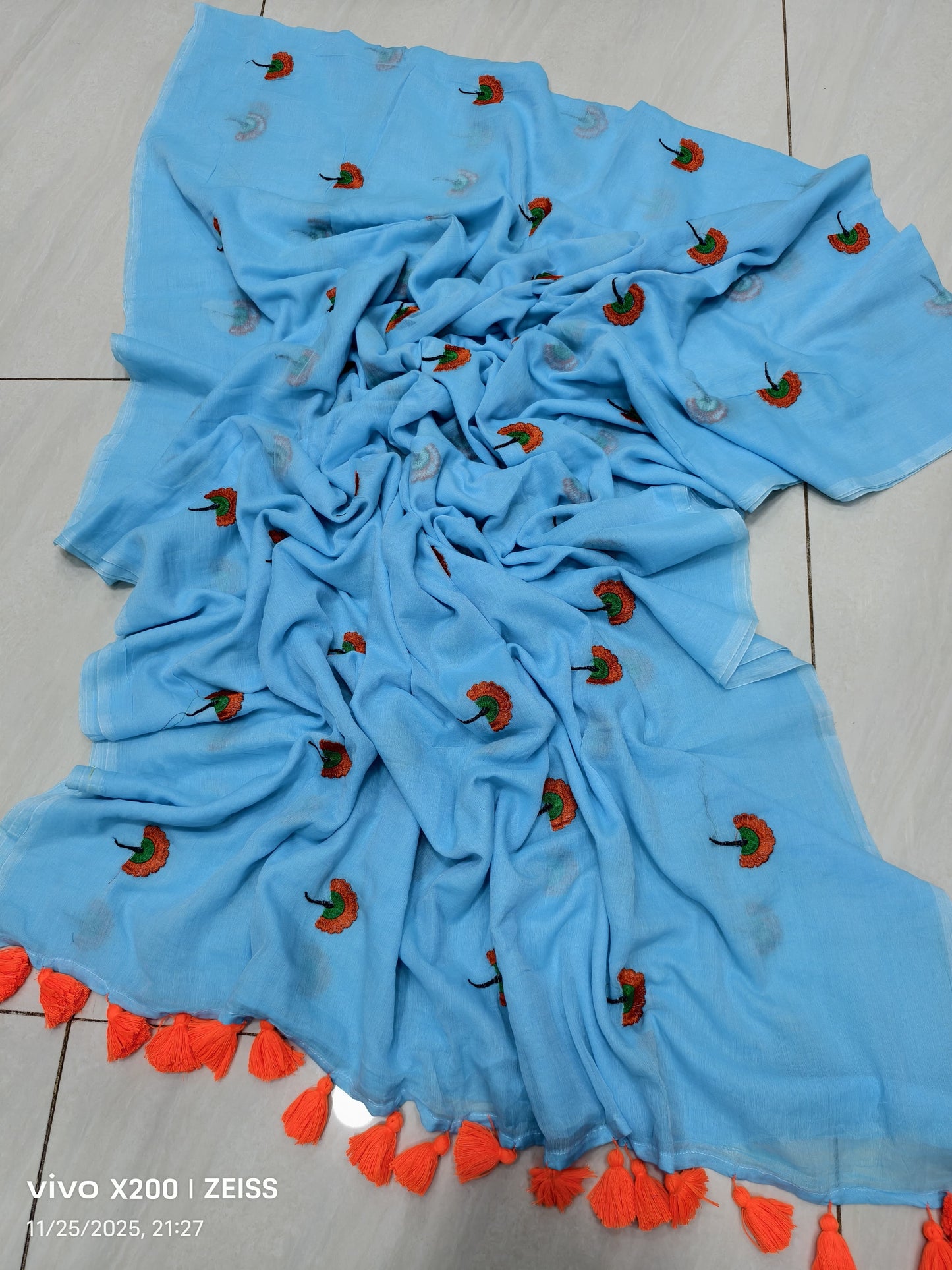 Budget Friendly Mul cotton Handloom Saree