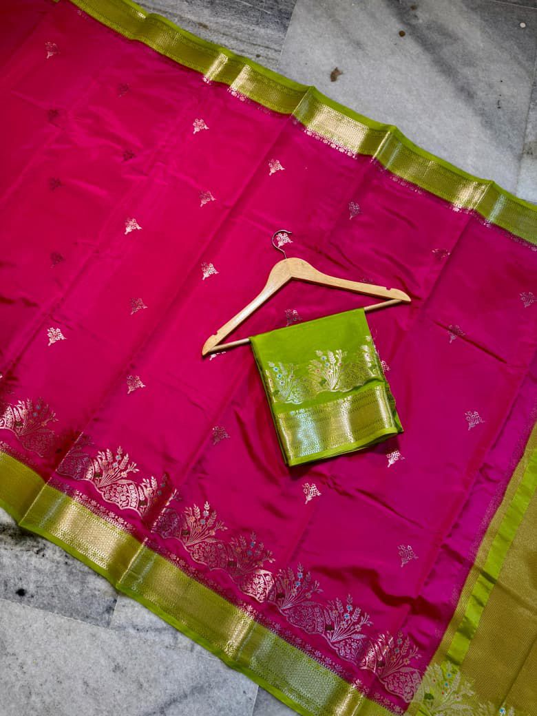 Vintage Katan silk premium Desginer saree