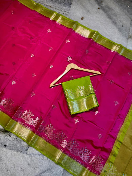 Vintage Katan silk premium Desginer saree
