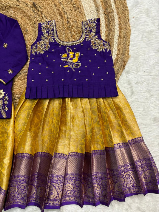 Kids special brother and sister combo with kurta sets Maggam