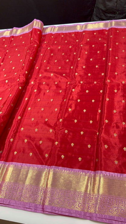 Vintage semi Gadwal traditional pattu sarees