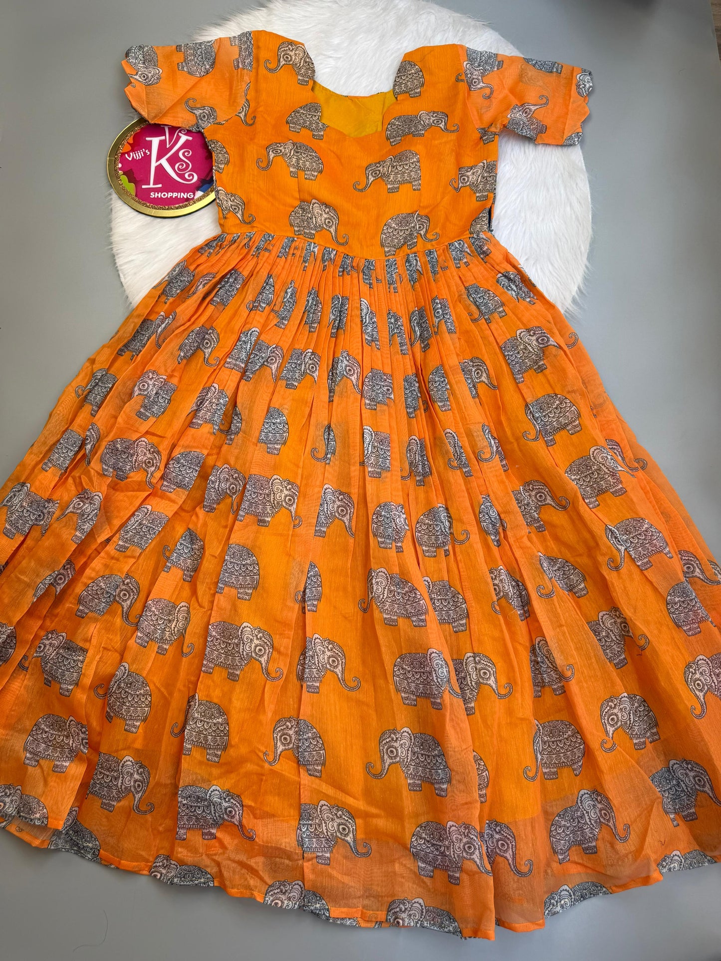 Café Kalamkari Chanderi gowns