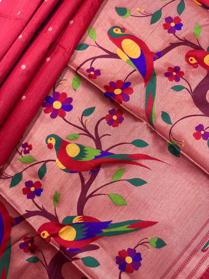 Tussar silk  Paithani Classic sarees