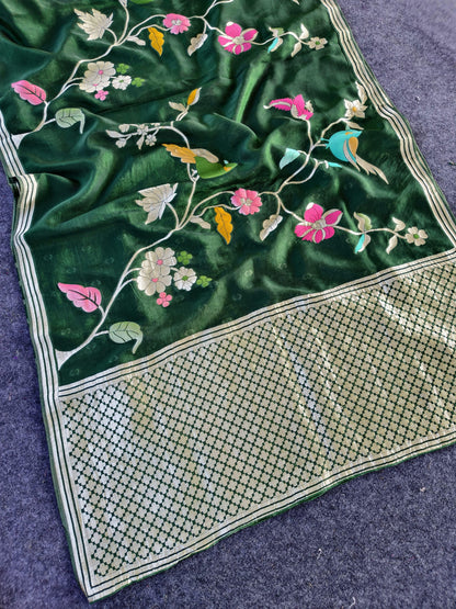 Paper silk Vintage vibe paper silk saree