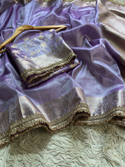 Pure weaving Zari Trendy Saree