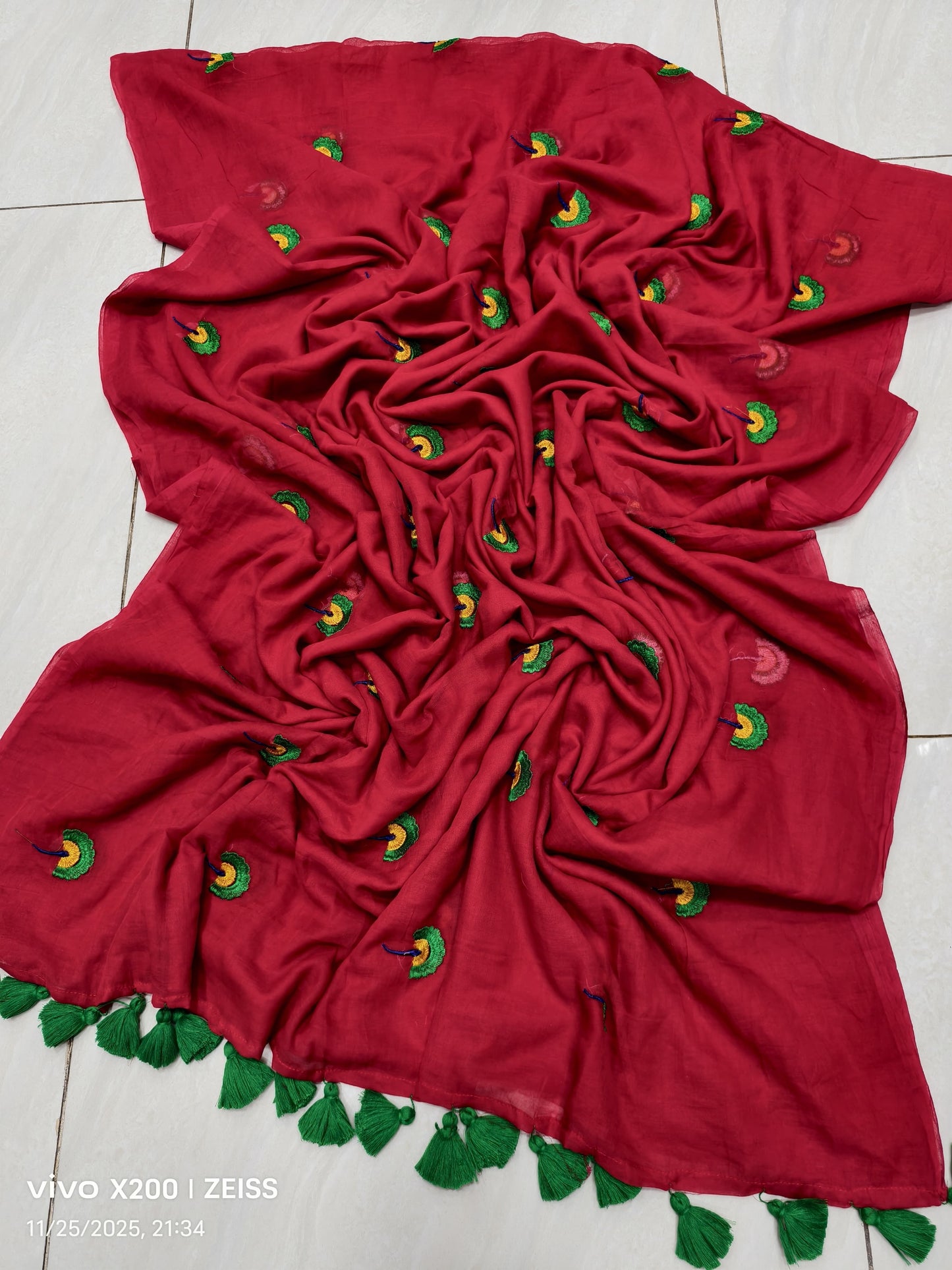 Budget Friendly Mul cotton Handloom Saree