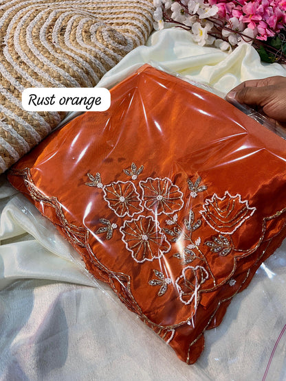 Trendy Handwork Desginer Kanta Sarees