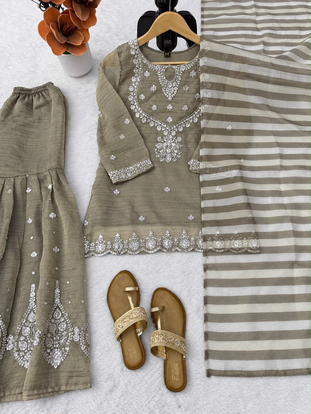 Anarkali model Sharara sets