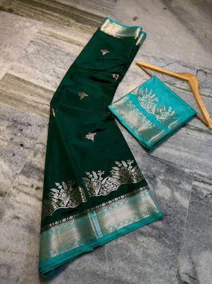 Vintage Katan silk premium Desginer saree