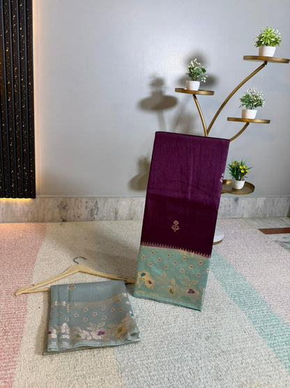 Banarasi fancy trending Alfi designer saree