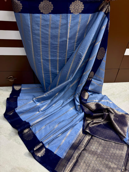 Banarasi Dyble Dupion Soft Classic sarees