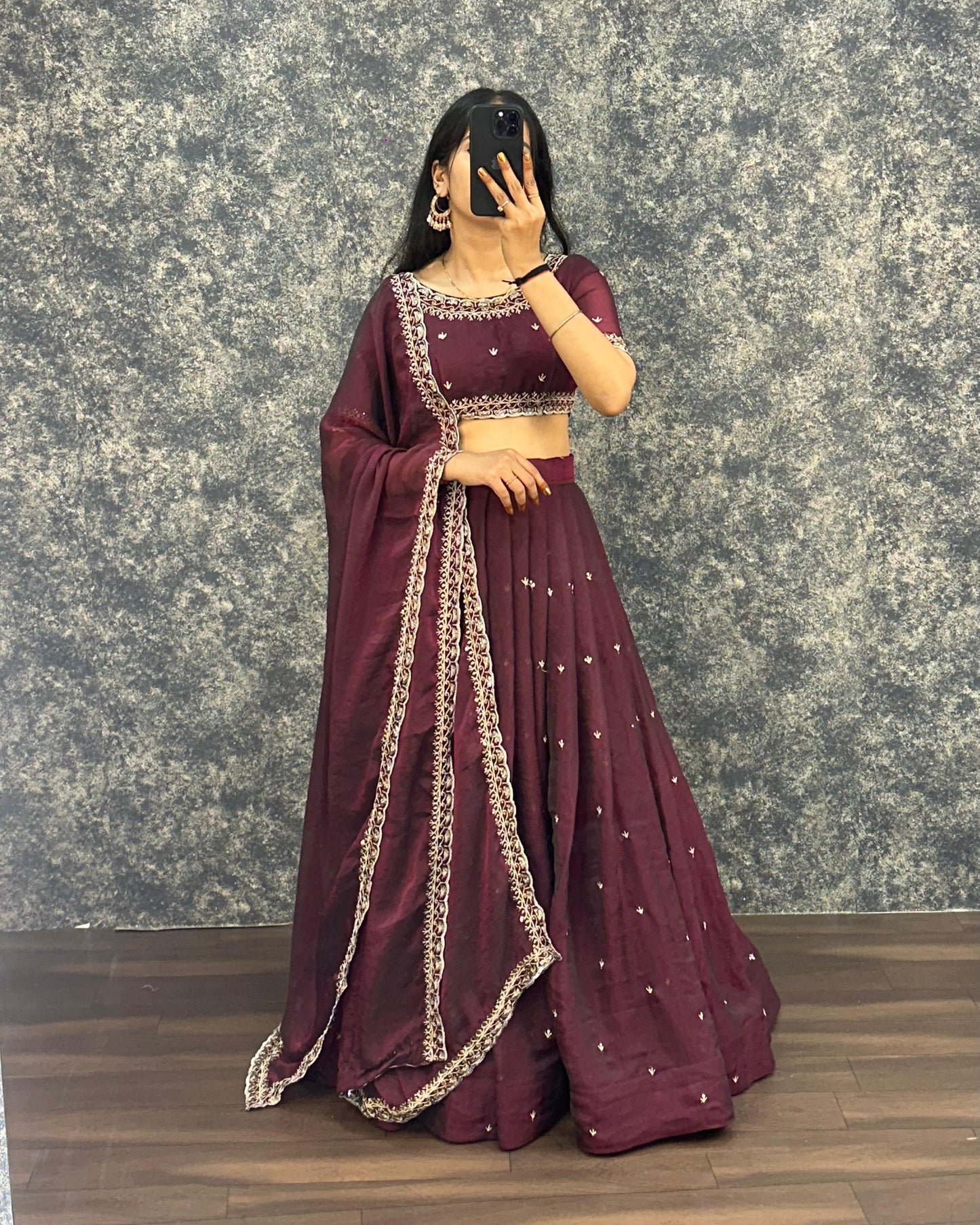 Sankranthi special Tisuue silk Lehengas