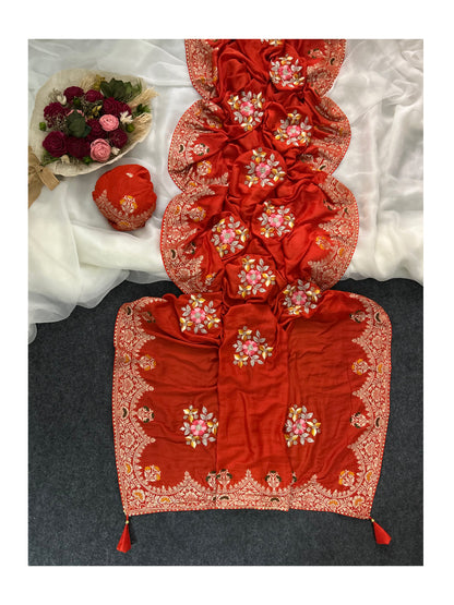 Budget cutdana hand work silk sarees