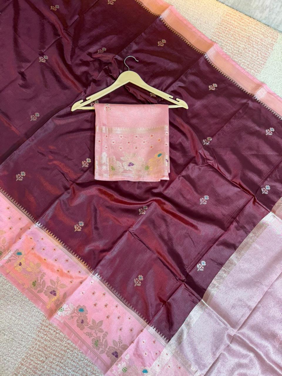 Banarasi fancy trending Alfi designer saree