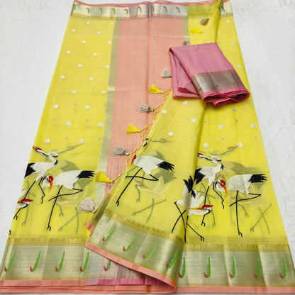 Kota classic weaving sarees