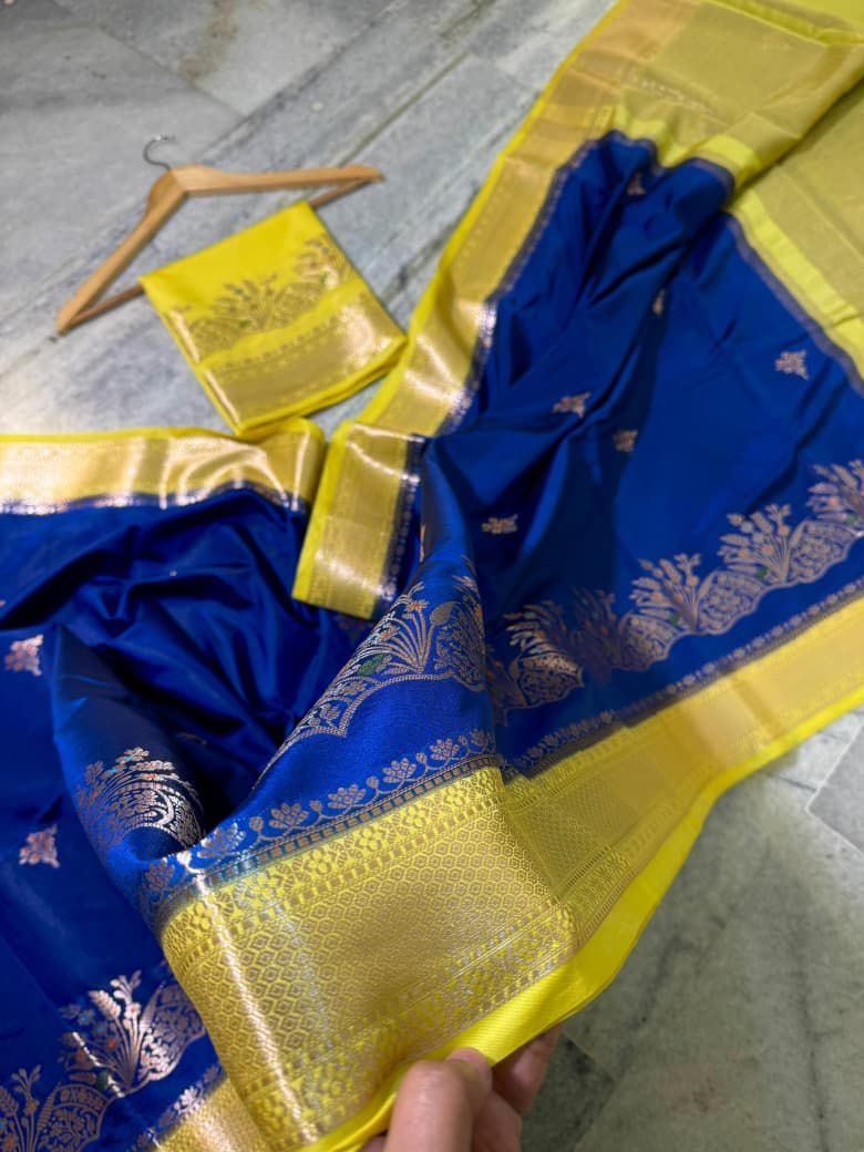 Vintage Katan silk premium Desginer saree