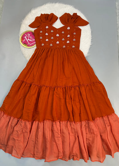 Café mull cotton designer gowns