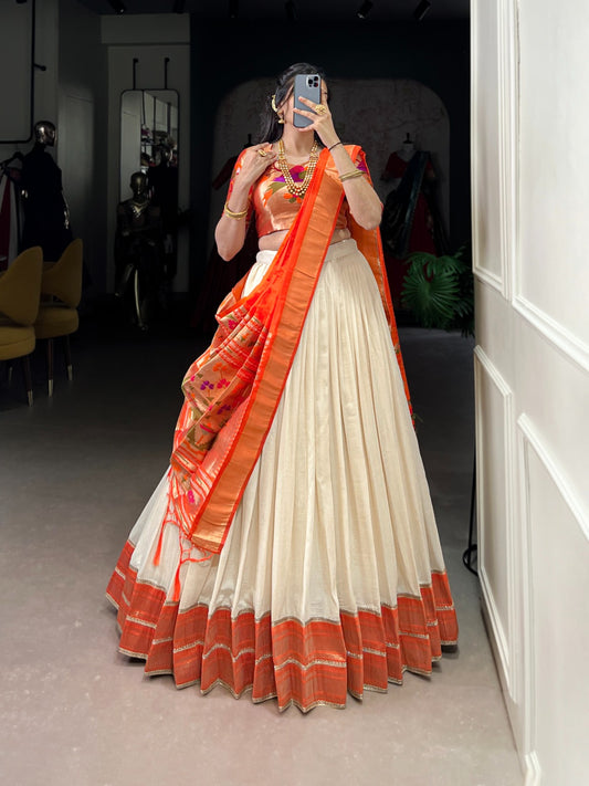 Vichitra Silk Paithani Lehengas Festival collection