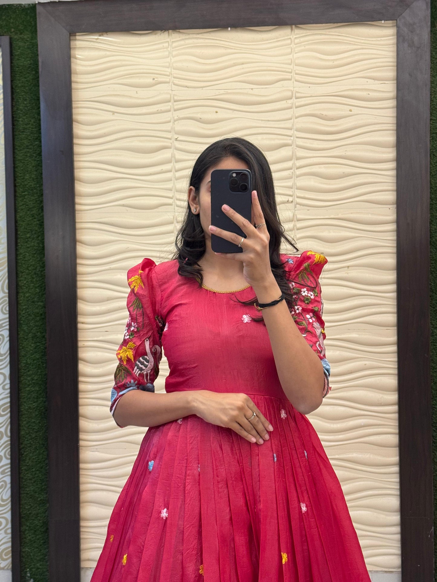 Soft crush pichwai classic gowns