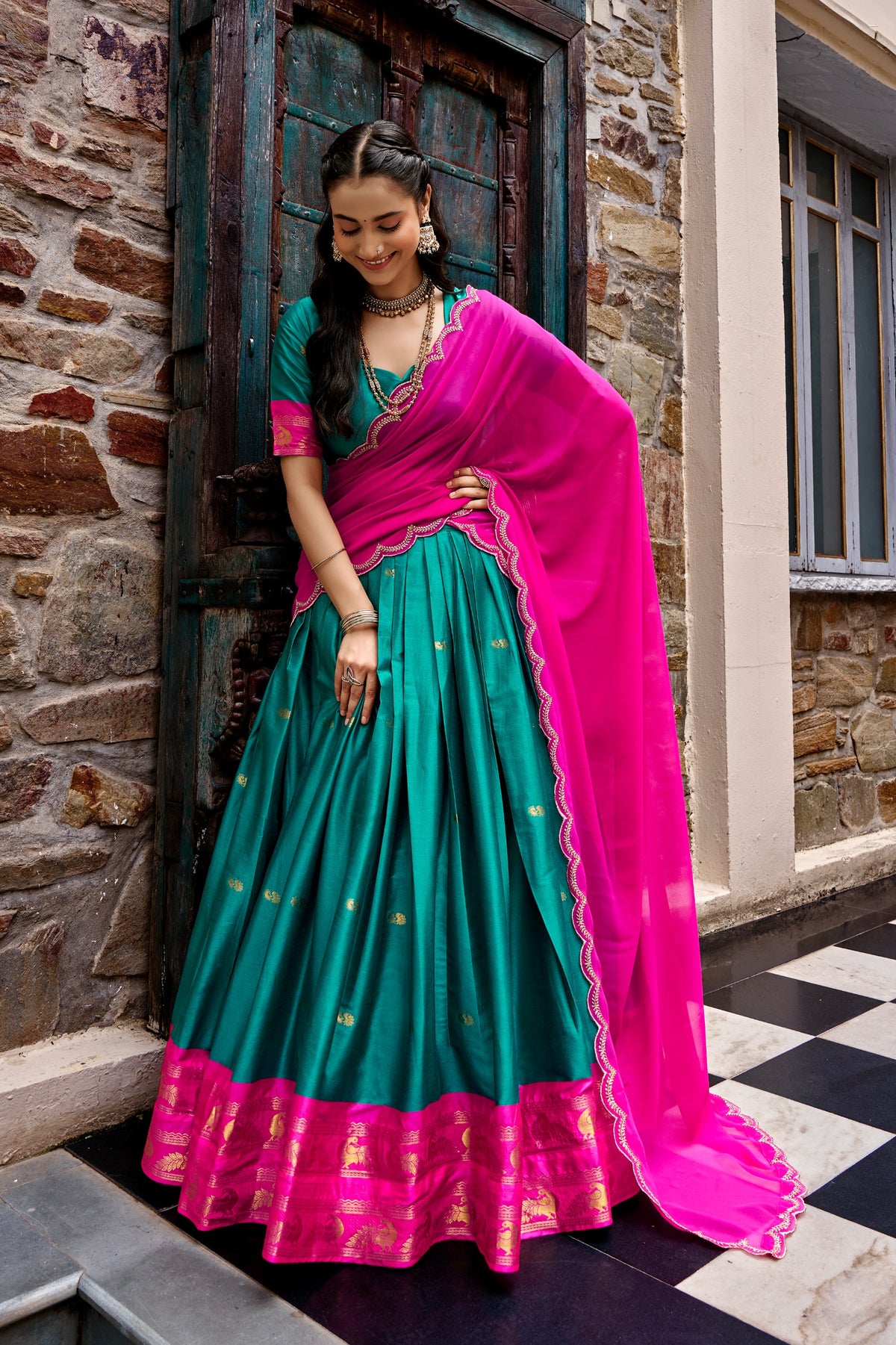Tarika south india style designer lehenga