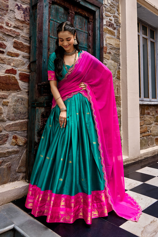 Tarika south india style designer lehenga