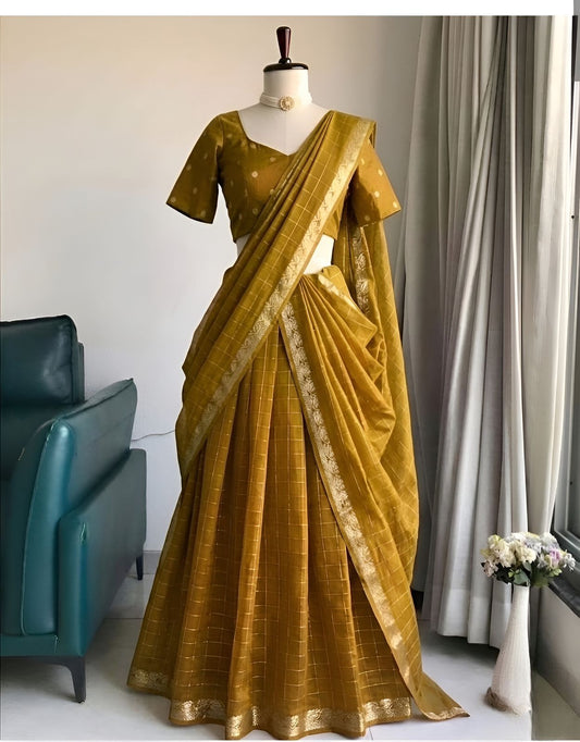 Viral checks Designer Lehenga sets