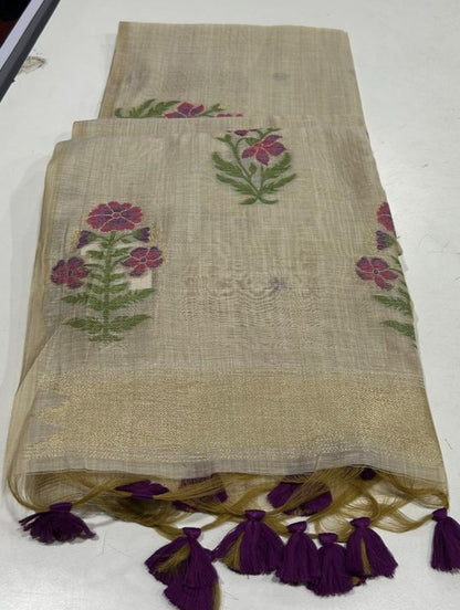 Jamdani Muga Cotton Sraees Classic