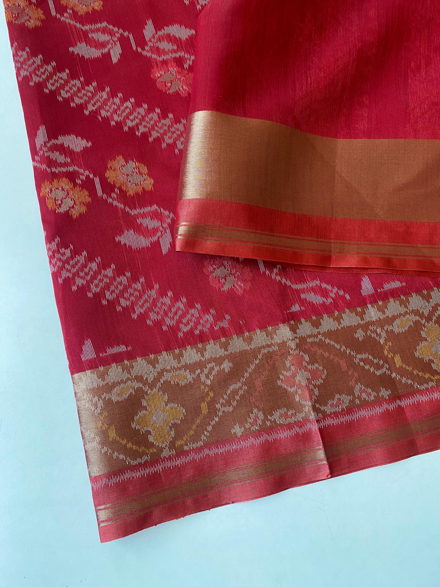 Tussar Patola ikkat budget saree