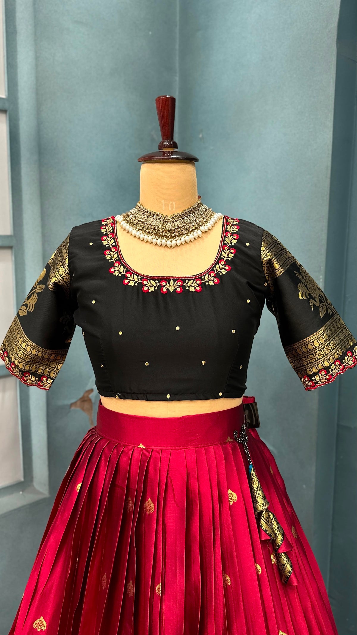 Kanjivaram sravanamasam Designer semiPattu Lehenags