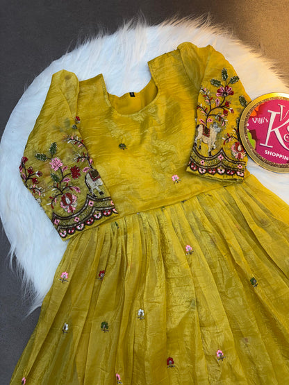 Pichwai embroidery classic gowns