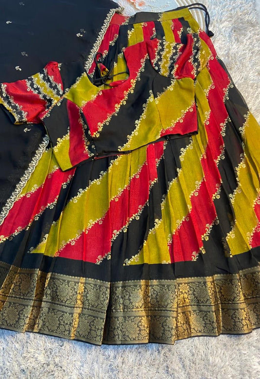 Soft Marshmellow silk budget lehenga set