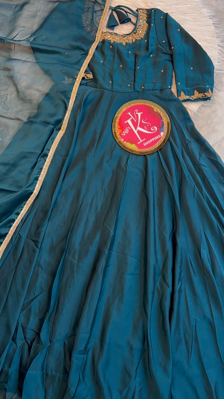 Rangoli silk festival traditional Gowns