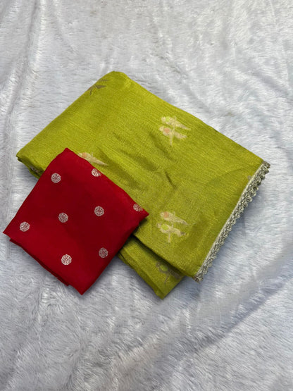 Budget Viscose tissue silk saree